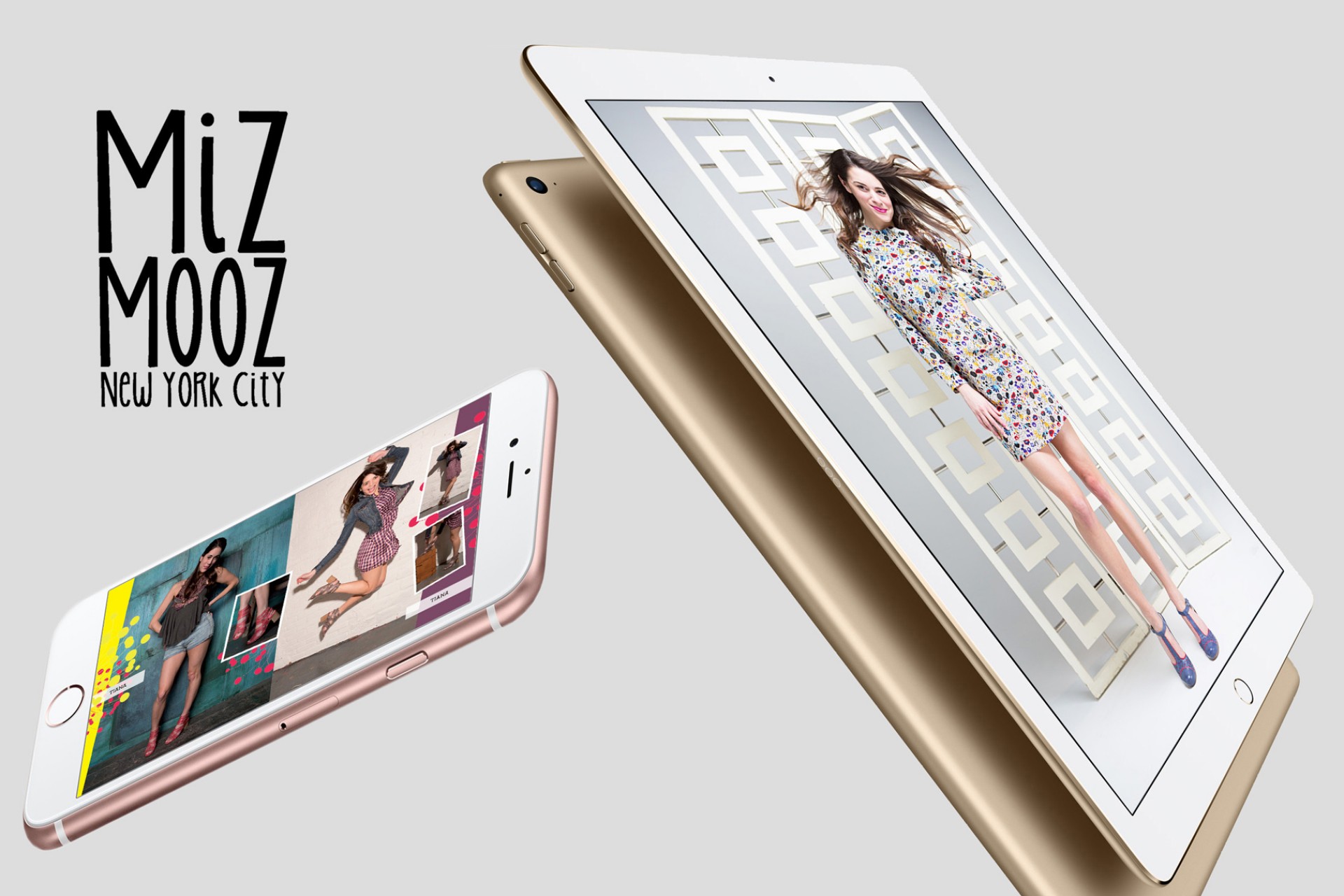 Miz Mooz Digital Lookbook - Digital Design, Fashion, Lookbook, Mobile Design, UX/UI Design, Photography, Interactive Design, Web + App - Creative digital design portfolio by Mondo Digital agency Christchurch New Zealand