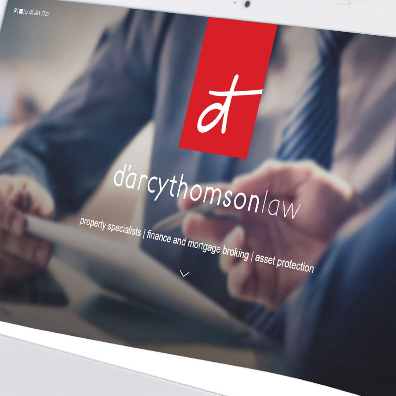 Darcy Thomson Law Website - Legal, Web Design, Professional Services, Branding, Web + App, UX UI Design - Creative digital design portfolio by Mondo Digital agency Christchurch New Zealand