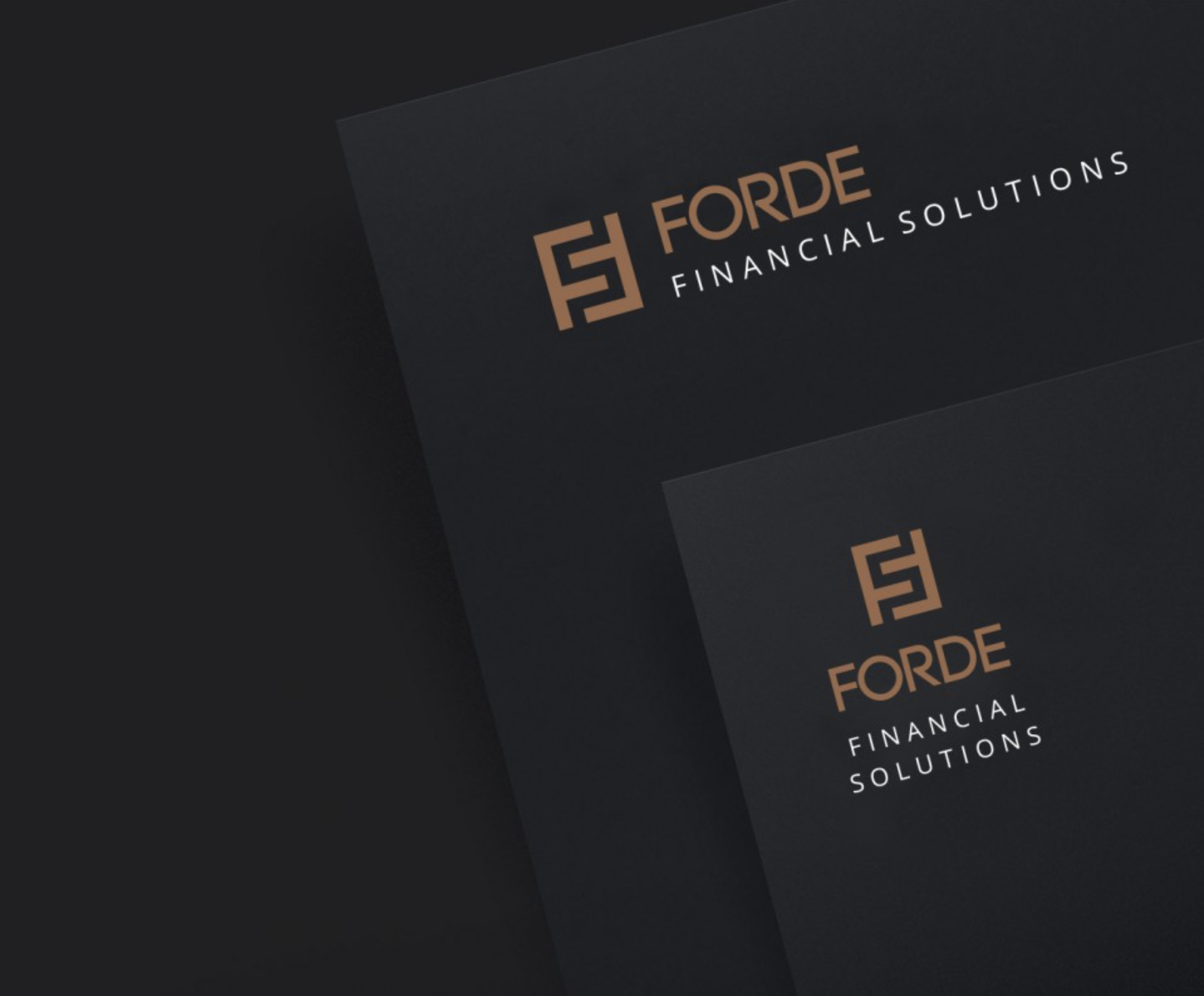Forde Financial Solutions Branding - Branding, Financial Services, Print Design, Logo Design, Business Cards - Creative digital design portfolio by Mondo Digital agency Christchurch New Zealand