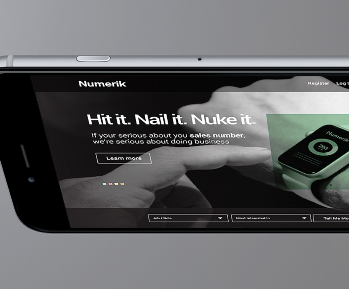 Numerik Sales Platform - UX/UI Design, Web Design, Digital Platform, Technology, SaaS - Creative digital design portfolio by Mondo Digital agency Christchurch New Zealand